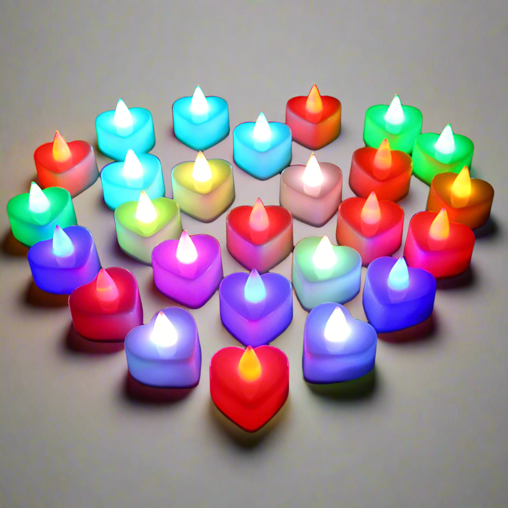 GlowLite Flameless LED Tealights – Set of 24 for Weddings, Parties & Romantic Décor - Flamora 