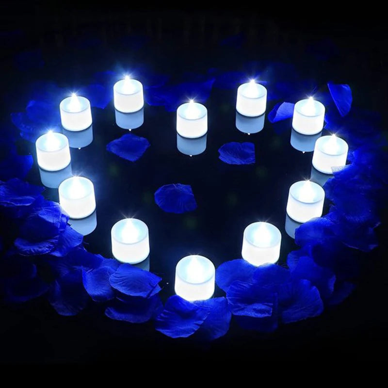 GlowLite Flameless LED Tealights – Set of 24 for Weddings, Parties & Romantic Décor - Flamora 