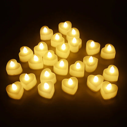 GlowLite Flameless LED Tealights – Set of 24 for Weddings, Parties & Romantic Décor - Flamora 