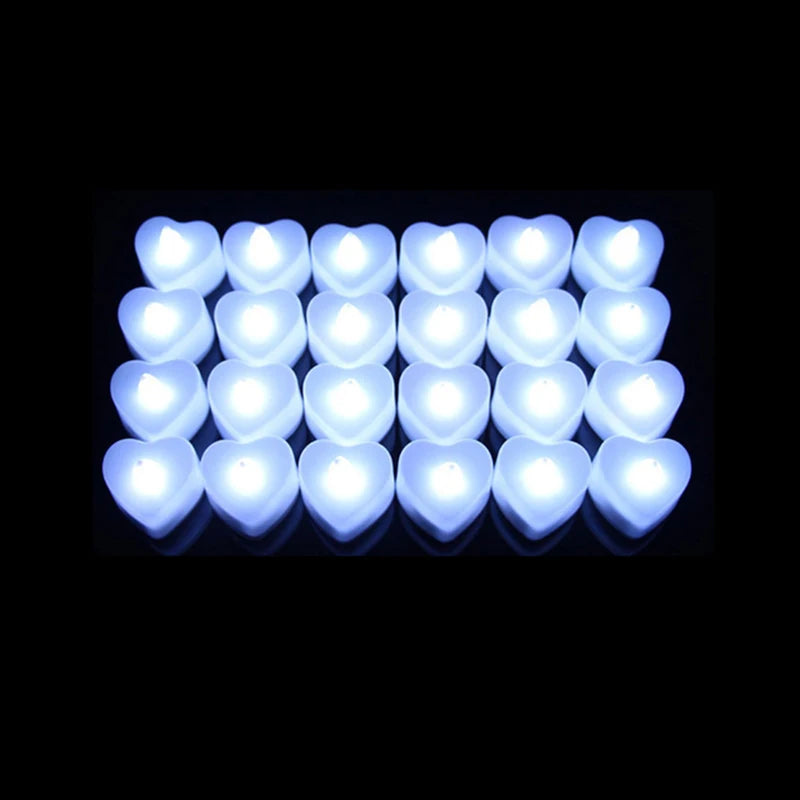 GlowLite Flameless LED Tealights – Set of 24 for Weddings, Parties & Romantic Décor - Flamora 